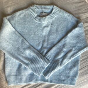 Abercrombie & Fitch Soft Blue Crew Neck Sweater